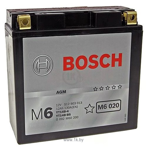 Фотографии Bosch M6 YT14B-4/YT14B-BS 512 903 013 (12Ah)