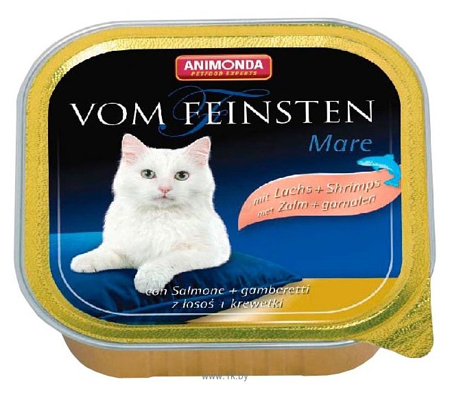 Фотографии Animonda Vom Feinsten Mare для кошек с лососем и креветками (0.1 кг) 32 шт.