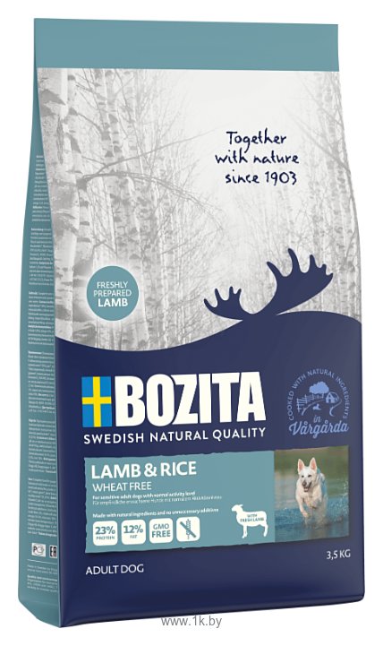 Фотографии Bozita (3.5 кг) Lamb & Rice Wheat free