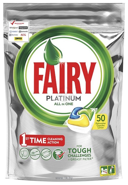 Фотографии Fairy Platinum Lemon All in 1 (50 tabs