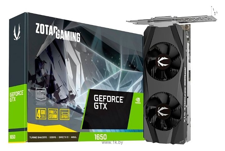 Фотографии ZOTAC GAMING GeForce GTX 1650 Low Profile 4GB (ZT-T16500H-10L)