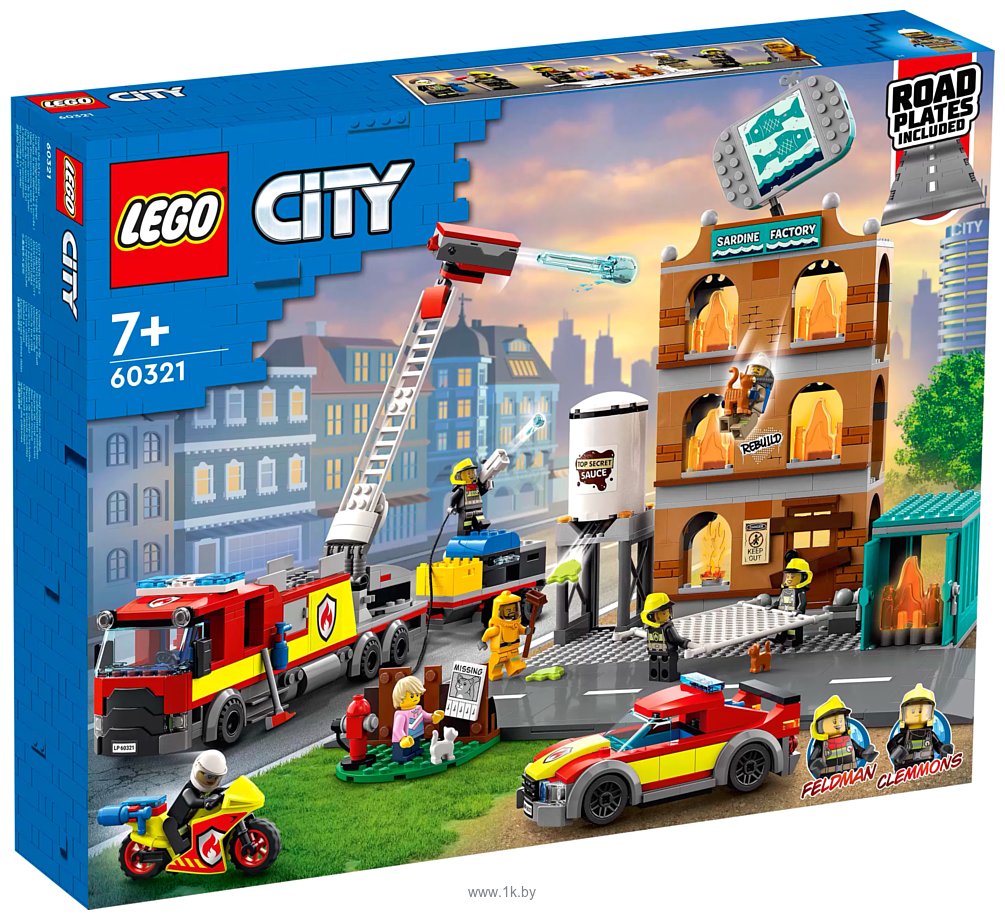 Фотографии LEGO City 60321 Пожарная команда