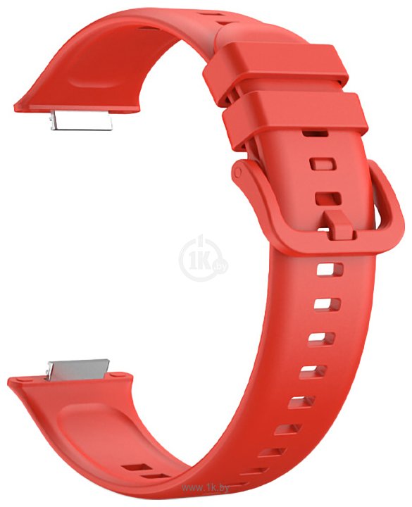 Фотографии Rumi силиконовый для Huawei Watch FIT 2 (насыщенный красный)