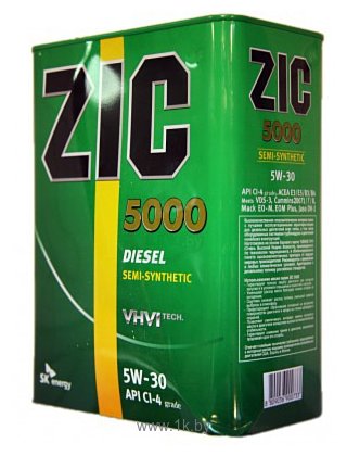 Фотографии ZIC 5000 5W-30 4л