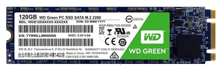 Фотографии Western Digital GREEN PC SSD 120 GB (WDS120G1G0B)