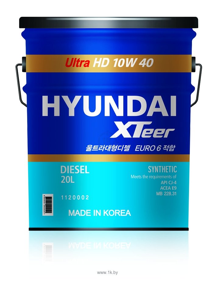 Фотографии Hyundai Xteer HD Ultra 10W-40 20л