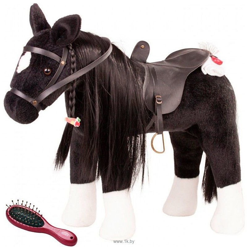 Фотографии Gotz Черная лошадь с расческой