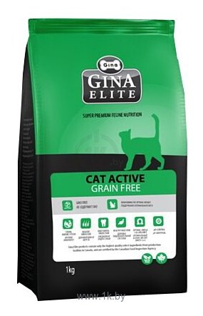 Фотографии Gina Elite Cat Active Grain Free (8 кг)