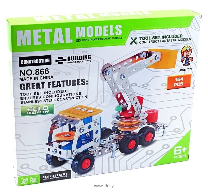 Фотографии Aole Toys Metal Models 866 Машина-кран