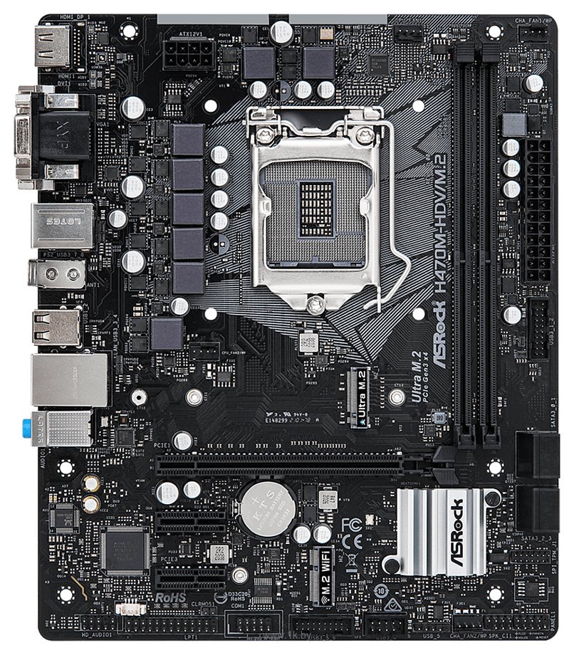 Фотографии ASRock H470M-HDV/M.2