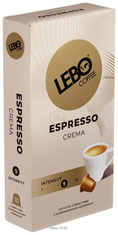 Фотографии LEBO Coffee Espresso Crema 10x5.5 г