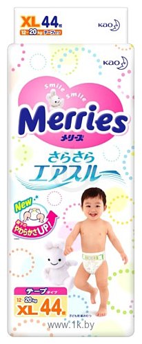 Фотографии Merries XL (12-20 кг) 44шт