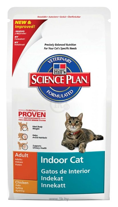 Фотографии Hill's Science Plan Feline Adult Indoor Cat Chicken (10 кг)