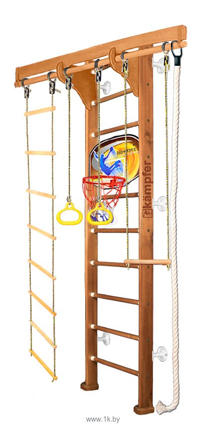 Фотографии Kampfer Wooden Ladder Wall Basketball Shield Стандарт (классика/белый)
