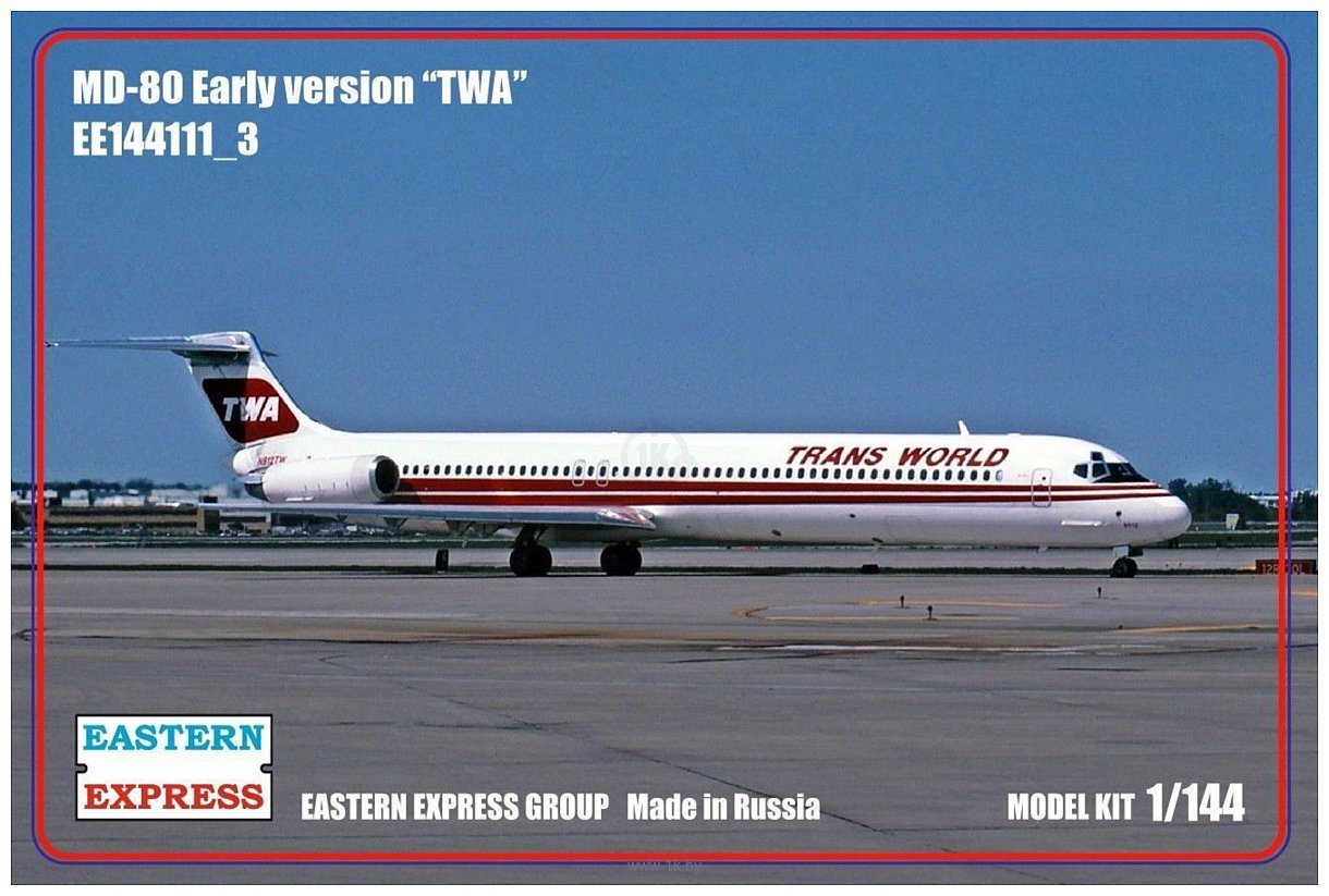 Фотографии Eastern Express Авиалайнер MD-80 ранний TWA EE144111-3
