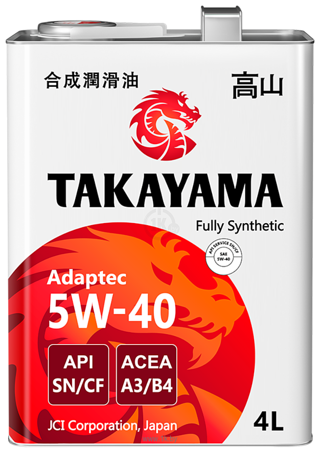 Фотографии Takayama Adaptec 5W-40 A3/B4 SN/CF 4л