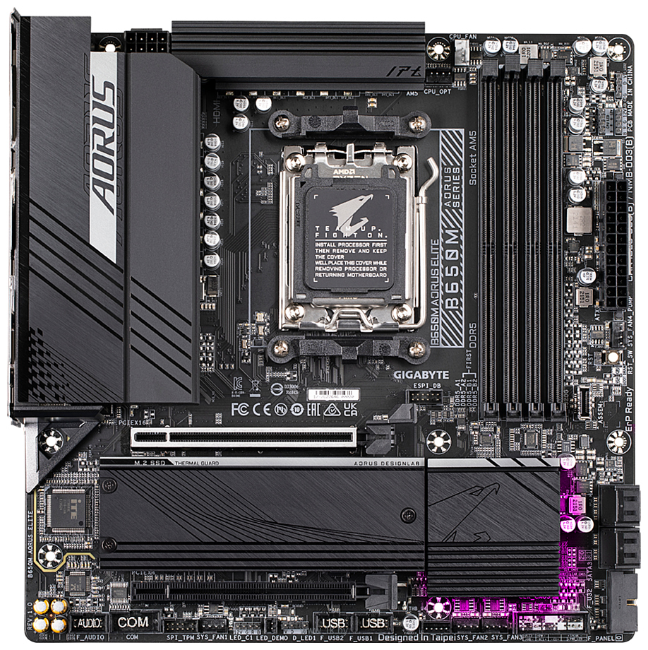 Фотографии Gigabyte B650M Aorus Elite (rev. 1.0)