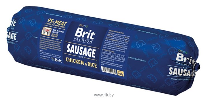 Фотографии Brit Premium Sausage with Chicken and Rice (0.8 кг)