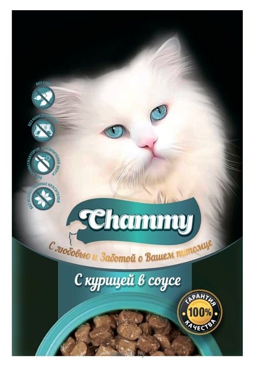 Фотографии Chammy (0.085 кг) 1 шт. С курицей в соусе