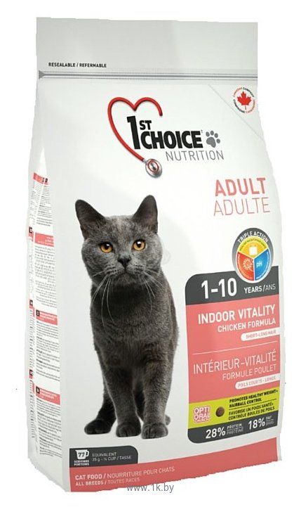 Фотографии 1st Choice (10 кг) INDOOR VITALITY for ADULT CATS