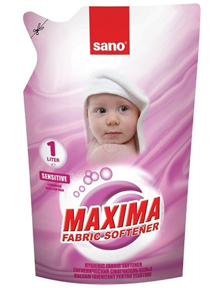 Фотографии Sano Maxima Fabric Softener Sensitive 1 л
