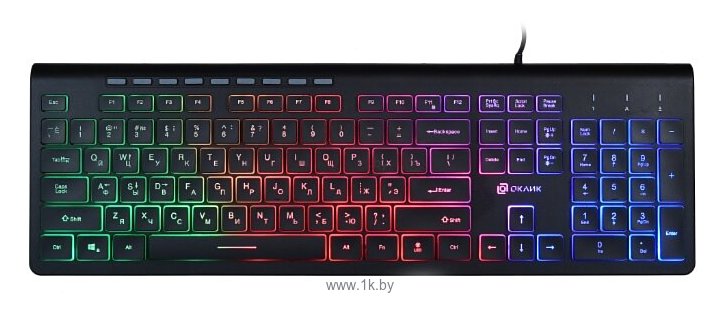 Фотографии OKLICK 490ML Multimedia Keyboard black USB