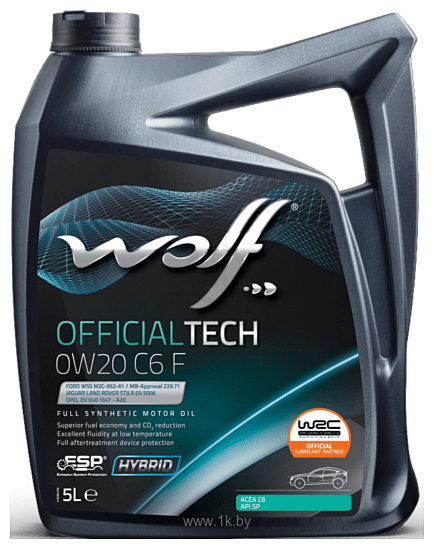 Фотографии Wolf OfficialTech 0W-20 C6 F 5л