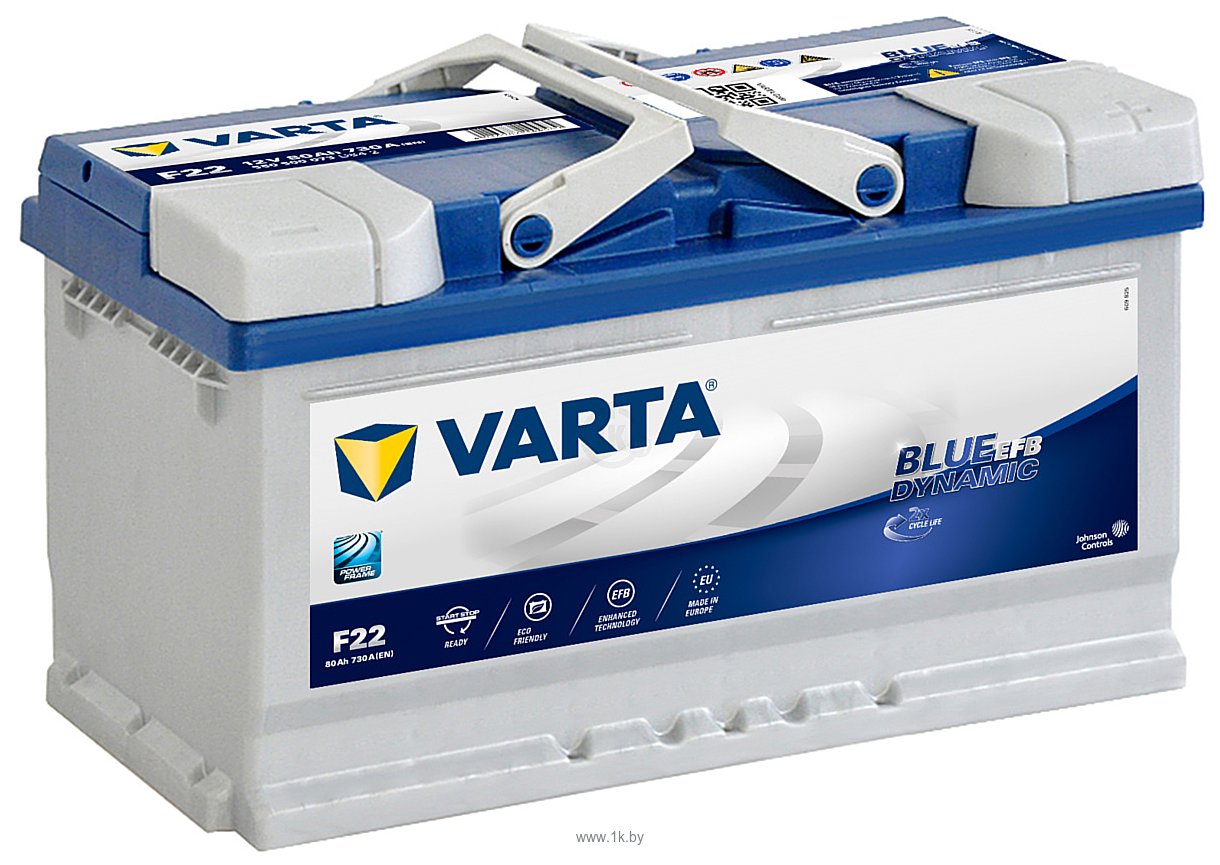 Фотографии Varta Blue Dynamic EFB 580 500 073 (80Ah)