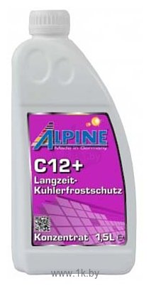 Фотографии Alpine Antifreeze C12 Plus 1.5л