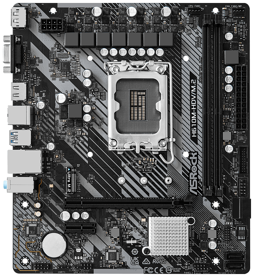 Фотографии ASRock H610M-HDV/M.2 R2.0