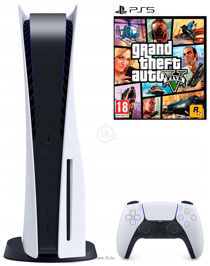 Фотографии Sony PlayStation 5 + Grand Theft Auto V