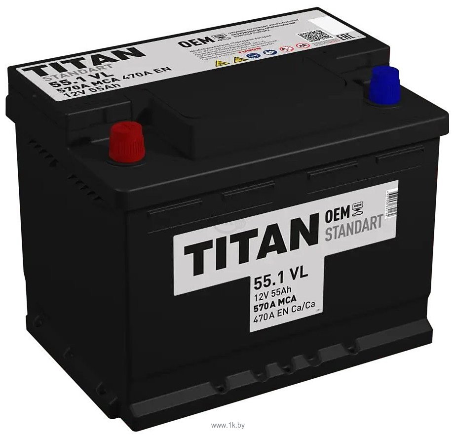 Фотографии Titan Standart L+ (60Ah)