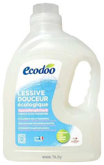 Фотографии Ecodoo Экологическое средство для стирки белья гипоаллергенное 2в1 2л