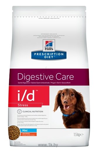 Фотографии Hill's Prescription Diet (1.5 кг) I/D Canine Stress Mini dry