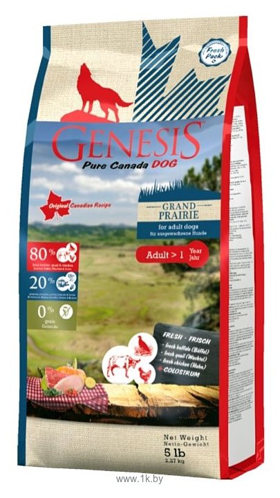 Фотографии Genesis Grand Prairie Adult с курицей, буйволом и перепелкой (2.27 кг)