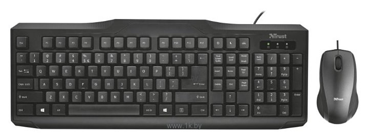 Фотографии Trust Classicline Wired Keyboard and Mouse black USB