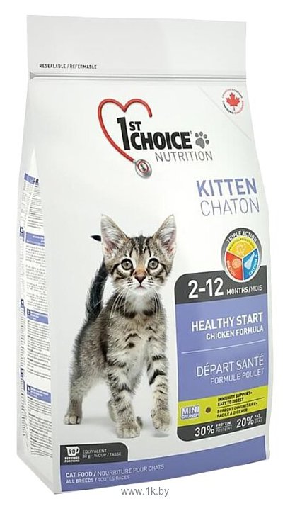 Фотографии 1st Choice (2.72 кг) HEALTHY START for KITTENS