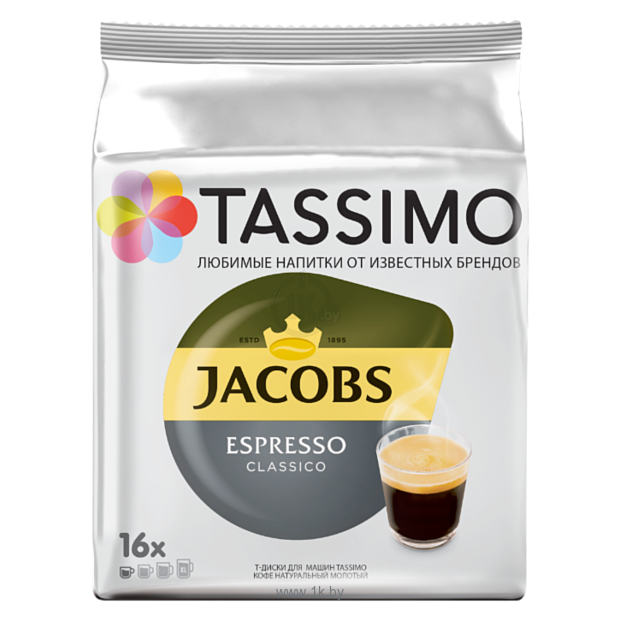 Фотографии Tassimo Jacobs Espresso Classico 16 шт