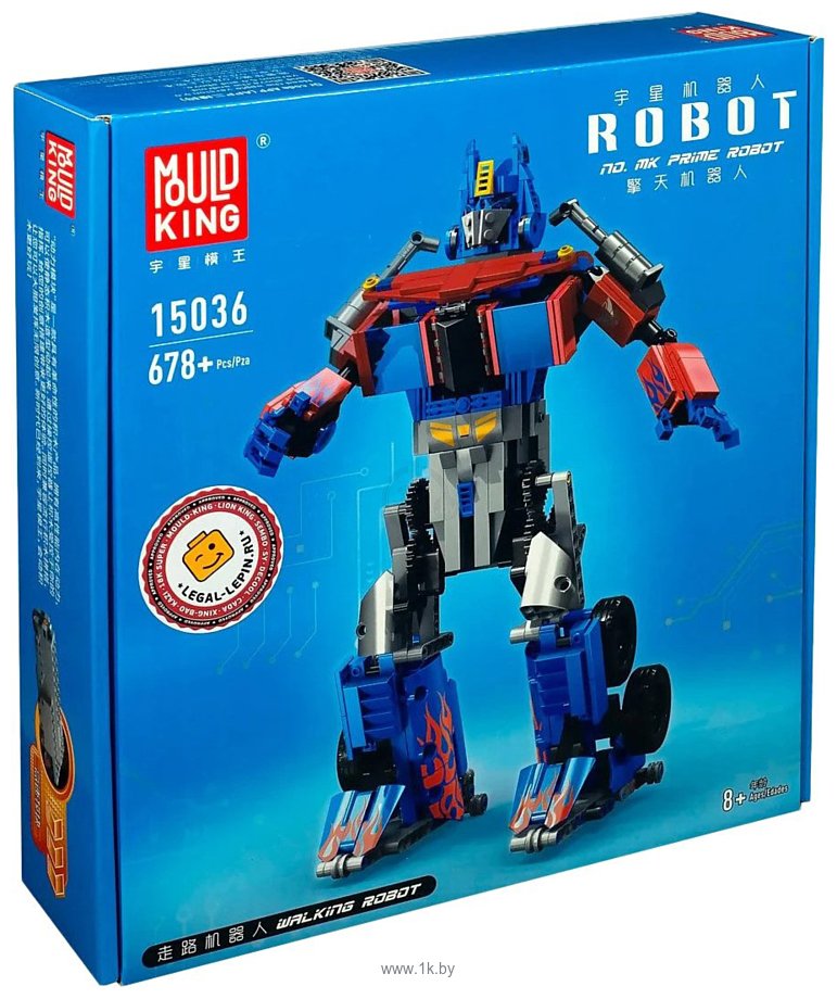 Фотографии Mould King Robot 15036 Оптимус Прайм