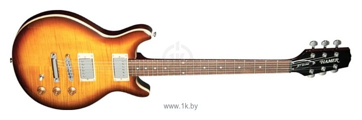 Фотографии Hamer Guitars Sunburst Archtop Flametop