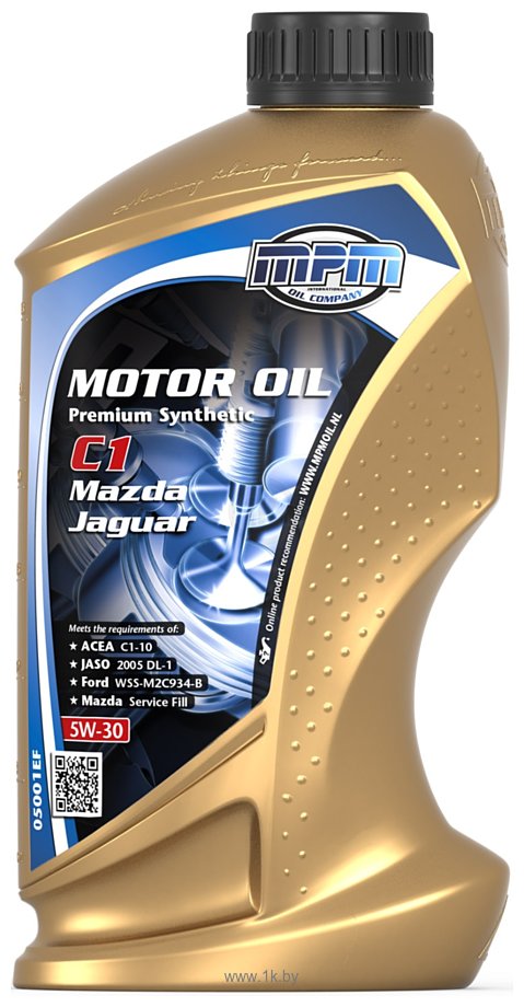 Фотографии MPM Premium Synthetic 5W-30 C1 Mazda/Jaguar 1л