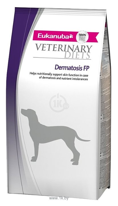 Фотографии Eukanuba (12 кг) Veterinary Diets Dermatosis FP For Dogs Dry