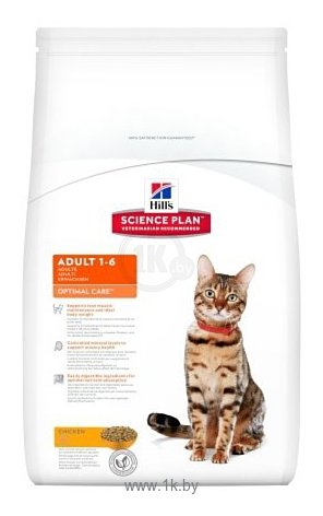 Фотографии Hill's Science Plan Feline Adult Optimal Care Chicken (15 кг)