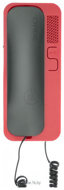 Фотографии Cyfral Unifon Smart D (красный, с графитовой трубкой)