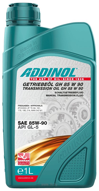 Фотографии Addinol Getriebeol GH 85W-90 1л