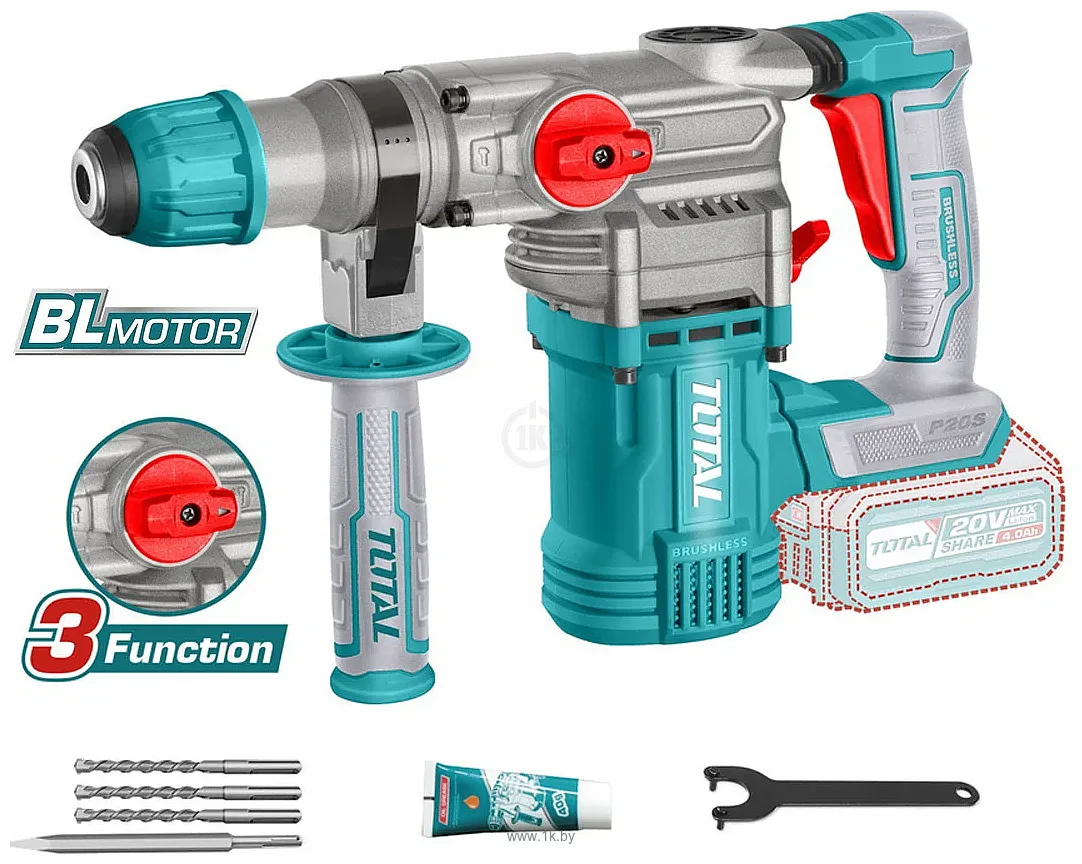 Фотографии Total TRHLI20288 (без АКБ, набор оснастки) Фотографии Total TRHLI20288 (без АКБ, набор оснастки)