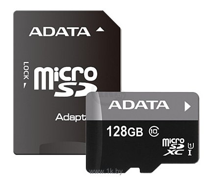 Фотографии ADATA Premier microSDXC Class 10 UHS-I U1 128GB + SD adapter