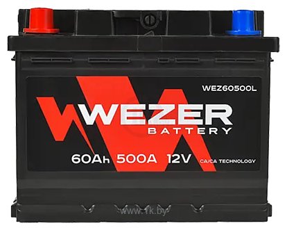 Фотографии Wezer WEZ60500L (60Ah)