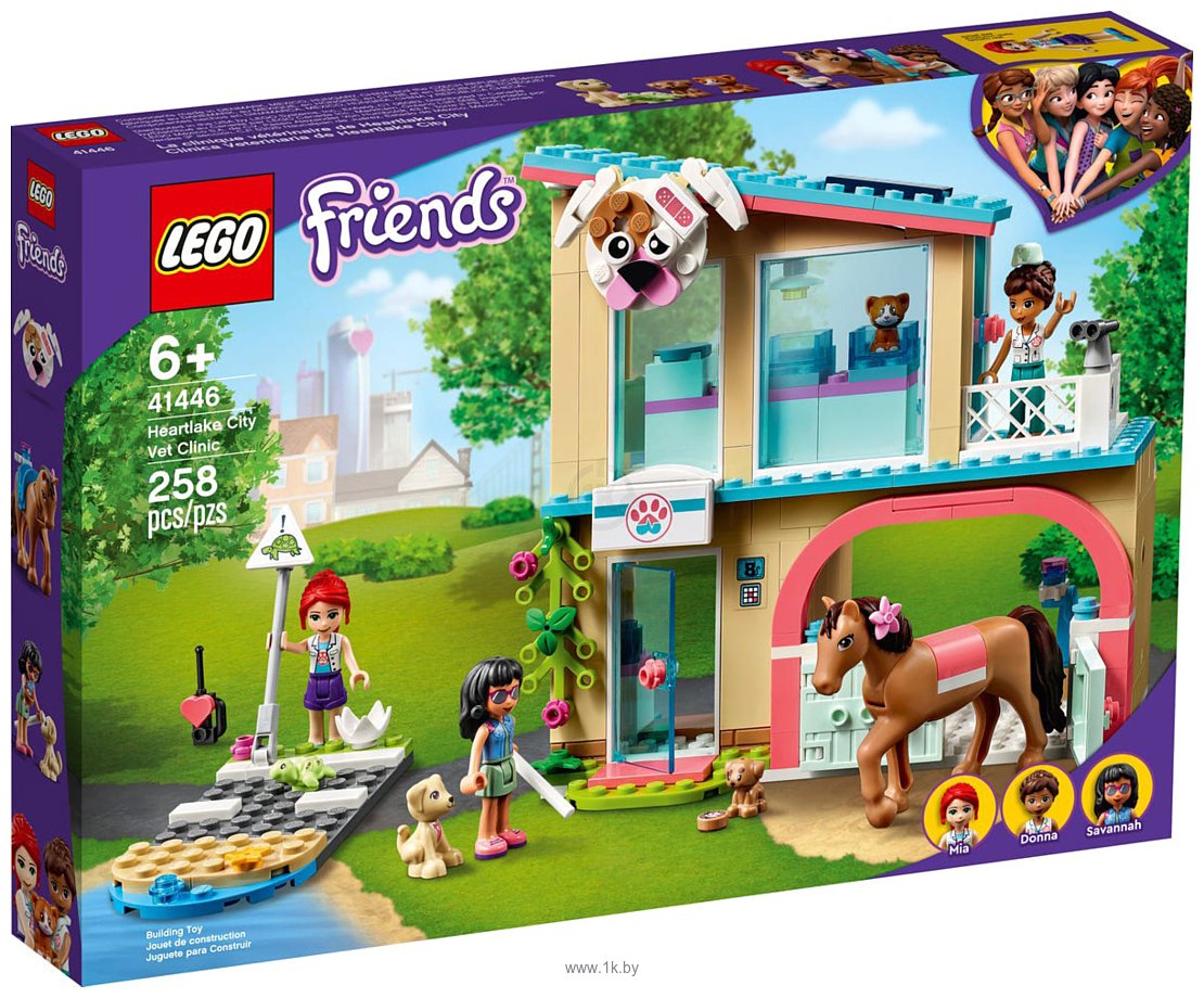 Фотографии LEGO Friends 41446 Ветеринарная клиника Хартлейк-Сити