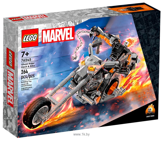 Фотографии LEGO Marvel Super Heroes 76245 Робот и мотоцикл Призрачного гонщика
